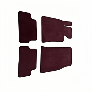 Tapis de <span class=keywords><strong>voiture</strong></span> de luxe sur mesure en laine pure à 100 %, ensemble complet, épaisseur 20 mm, imperméable/anti-poussière, antidérapant pour F54, décoration intérieure - Product Image 2