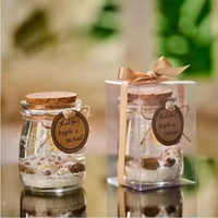 Maßgefertigte Moderne Aromatherapie Duftgel-Wachskerzen in Gläsern - Für Geburtstage, Feiertage, Partys - Handgemachte Kunstkerzen Individuell Anpassbar