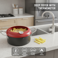 Vente en gros tout-en-un universel cuisinière à induction poêle à frire contrôle de la température épaissie ménage gaz fer pot soupe marmite