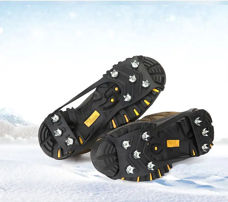 Snow Crampon Anti-Rutsch-Spikes Schuhe Safe Protect Steigeisen für Wanderschuhe Ice Snow Steigeisen