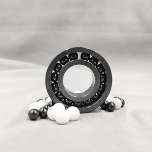 Rodamiento de Bolas de Cerámica 6200 6201 6202 6203 6204 6205 <span class=keywords><strong>CEF</strong></span>, Totalmente de Material Si3N4, Bola Completa sin Jaula, Bola de Ranura Profunda - Product Image 4