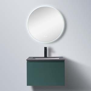 Quality Assured Water Resistant Hotel Single Sink <b>Wall</b> Mount Floating <b>Cabinet</b> <b>Bathroom</b> Vanity Washroom Storage <b>Cabinet</b> - Product Image 1