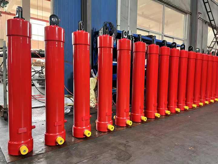 ANWEEL Front End Cylinder with Outer Cover HYVA TYPE Tipper Cylinder ...