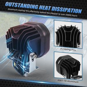 NiceCNC para Yamaha <span class=keywords><strong>Raptor</strong></span> <span class=keywords><strong>700</strong></span> 700R 700RSE 2013-2026, Chips LED 3030, Luz de Trabajo Delantera para ATV, Luz de Haz Súper Brillante # 1PE-F1514-01-00 - Product Image 5