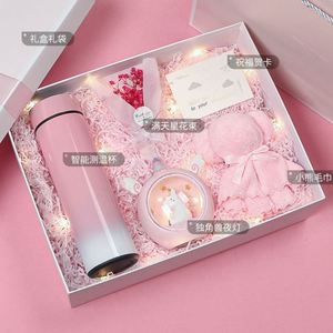 Wholesale Women's Gift Set Intelligent Water <b>Cup</b> Heating Pad Mug Humidifier Set Birthday Gift Women's Set Holiday Gift - Product Image 3