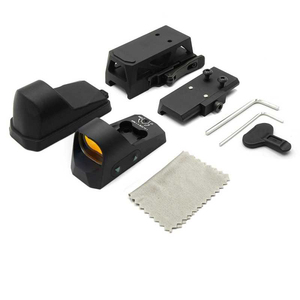 Mini R3 1x25 Red Dot phản xạ nhỏ gọn Sight phạm vi săn bắn với thấp gắn kết và cao cấp phát hành nhanh chóng qd1.41 "Đồng trục Riser khung - Product Image 4