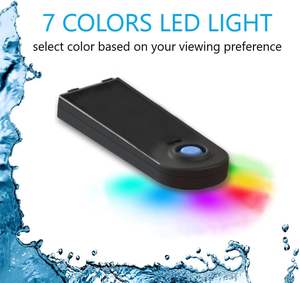 パワーフィルター、LED照明、フィルターカートリッジの1年間の供給、クリアベッタ水槽を備えた<span class=keywords><strong>3</strong></span>.5ガロン水族館 - Product Image 3