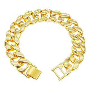 Pulsera de Cadena Cubana Brillante Estilo Hip Hop, para Discoteca, Tanjing - Product Image 1