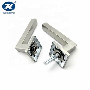 Matte Đen hình ống đòn bẩy cửa kéo xử lý khóa phòng tắm riêng tư cửa xử lý - Product Image 4