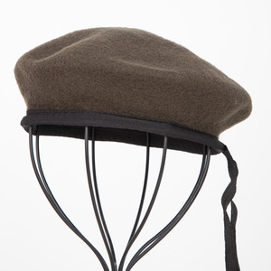 قبعة بريطانية تكتيكية قابلة للتعديل من الصوف منقوشة بنمط مع عصابة عرق جلدية - Product Image 6