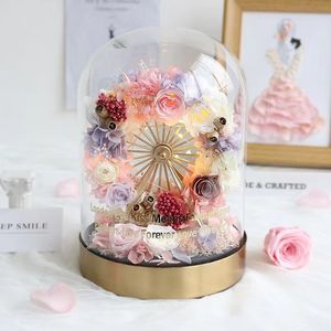 <span class=keywords><strong>2021</strong></span>หลงเสน่ห์กุหลาบแก้วครอบคลุมดอกไม้ของขวัญวันวาเลนไทน์ - Product Image 6