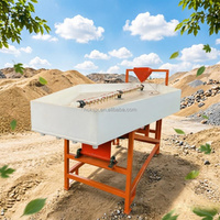 Table vibrante Gemini sans mercure pour l'extraction minière à petite échelle, table de secouage Gemini pour la récupération de l'or fin