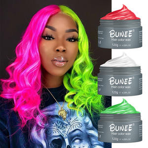 Cera Temporal para el Cabello BUNEE <span class=keywords><strong>de</strong></span> 120g, <span class=keywords><strong>Color</strong></span> Gris Plateado con Acabado Mate, Crema <span class=keywords><strong>de</strong></span> Coloración Capilar - Product Image 6