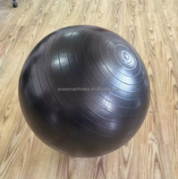 POWERMAN FITNESS Balón de Ejercicio de PVC Comercial de 55cm/65cm/75cm, Balón de Yoga para Gimnasio con Logotipo Personalizado, Gran Venta