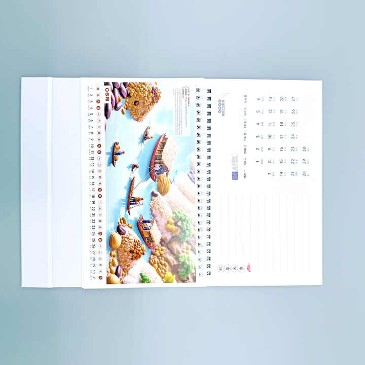 High Quality Customizable Paper Desk and Wall Calendar Small Desktop ...