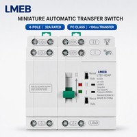 Panneau de commutation de transfert automatique 4P générateur ATS contrôleur 40A/50A/60A/30A/20A/16A courants de sortie commutation de transfert automatique