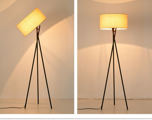 إضاءة منزلية حديثة اسكندنافية مصباح أرضي LED هيكل حديدي E27 لغرفة المعيشة وغرفة النوم والحديقة أريكة بجانب السرير - Product Image 4