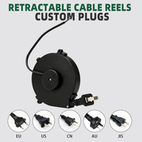 Câble d'alimentation Mella pour éclairage de scène avec rallonge rétractable pour fer à repasser/masseur de pieds électrique