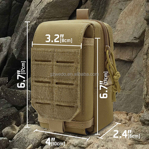 Borsa Personalizzata per Attrezzatura Outdoor, Tasca Tattica per Telefono, Borsa da Cintura Impermeabile EDC con Taglio Laser MOLLE per Campeggio, Arrampicata e Allenamento - Product Image 6