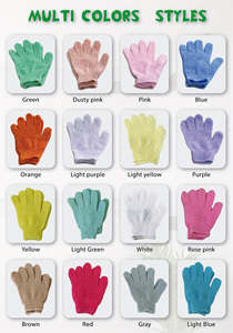 High Quality Exfoliating <strong>Bath</strong> Glove Deep Cleaning for Spa Massage Shower <strong>Scrubber</strong> Remove Dead Skin Exfoliating Five Finger Glove - Product Image 6