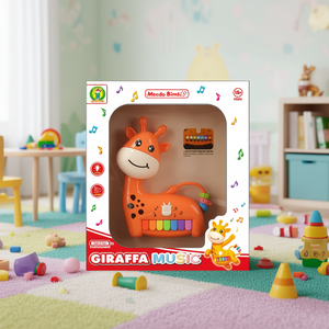 Mondo Bimbi Juguete Musical de Jirafa, Piano 23x6x27 cm, Instrumento Musical para Niños - Product Image 3