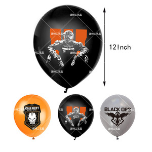 Ensemble de décoration d'anniversaire inspiré de <span class=keywords><strong>Call</strong></span> <span class=keywords><strong>of</strong></span> <span class=keywords><strong>Duty</strong></span> : Bannière, décorations de gâteau et ballons de jeu pour événements de garçons et baby showers - Product Image 6