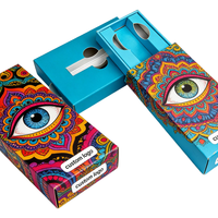 Boîte de cartouche vide en carton jetable résistante aux enfants, 1g 2g, personnalisée, emballage de cartouche vide de 1 ml