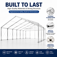 Carpa Transparente Impermeable de PVC para Ceremonias, Carpa Transparente para Eventos y Bodas al Aire Libre