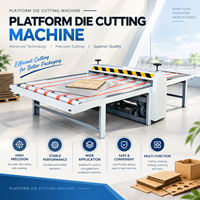 Machine de découpe à plat manuelle grand format MQJ pour la fabrication de boîtes en carton ondulé