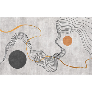 EIFFEL HOME Tapis Artistique Éclat Artistique Couleur Unie Poil Plat Fin Fibre de Polyester Imperméable Anti-Taches Salon Chambre - Product Image 3