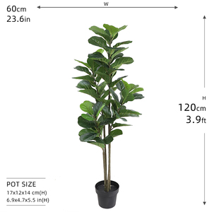 <strong>Fiddle</strong> <strong>Tree</strong> Hot Sale Artificial <strong>Fig</strong> Plants Plastic Ficus <strong>Trees</strong> <strong>Fiddle</strong> <strong>Tree</strong> - Product Image 2