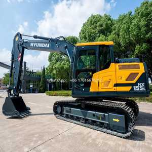 Nouvelle pelle hydraulique Hyundai HX155L à prix réduit avec moteur Cummins moderne d'origine, pelle sur chenilles - Product Image 6