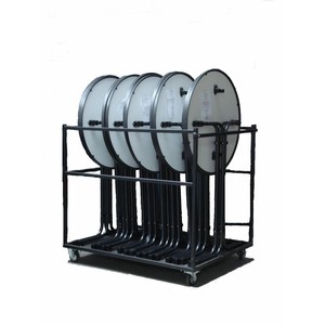 Carrello per il trasporto di 10 tavoli alti KKT - Product Image 1