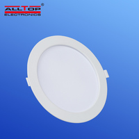 Installation facile, panneaux LED ronds encastrés anti-éblouissement pour usage commercial et domestique, 5w 7w 12w 18w 24w, pour utilisation en intérieur