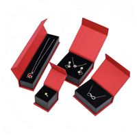 Boîte à bijoux avec logo personnalisé, boîte d'emballage en carton rigide de luxe pour bagues, colliers, boucles d'oreilles, biodégradable