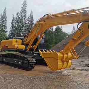 Eficiente excavadora sobre orugas grande de 38,7 toneladas SE390LCW con capacidad de cubo de 1.95m3 Equipo de movimiento de tierras - Product Image 3