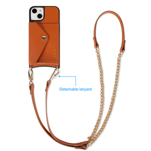 Affiano-cartera de cuero para teléfono móvil, funda cruzada de cuero con Soporte para tarjeta de crédito, para iPhone 14 - Product Image 3