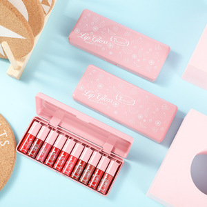 <span class=keywords><strong>TEAYASON</strong></span> - Caja de 10 Brillos Labiales Perlados Rosados, Hidratantes y de Larga Duración, Sin Manchas, con Espejo - Product Image 5