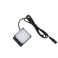ZHIDINGLED Lumière d'appoint LED à double vision blanche 3500K-6000K, éclairage photo portable dimmable avec CRI 80 IP20 50x60x15mm