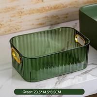 Kotak Penyimpanan Desktop Transparan Kotak Kosmetik Meja Rias Masker Wajah Produk Perawatan Kulit Lemari Pakaian Dapur Tas Makeup Serbaguna
