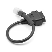 OBD 2 para Yamaha 4pin Cable adaptador OBD para motocicleta Yamaha 4pin OBDII