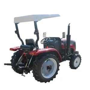 Goedkope Gebruikt Gazon Boerderij 9.5 24 Banden Backhoe Elektrische 4X4 Mini 4wd Compacte Front-End Loader Mini Farm Tractoren Te Koop