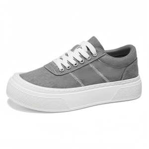 Zapatos Casuales de Suela Gruesa de Moda Primavera 2026, Zapatos Deslizantes de Suela Gruesa de Tendencia, Parte Superior de Tela con Forro de Malla para Hombre - Product Image 1