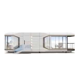 Module de logement moderne en conteneur, design rectangulaire, pour usage extérieur - Product Image 1
