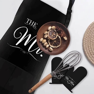 Juego de delantales para pareja, aniversario de bodas para pareja, amigo, regalos de compromiso para mujer, regalo de despedida de soltera para novia, <span class=keywords><strong>delantal</strong></span> de camarero - Product Image 5