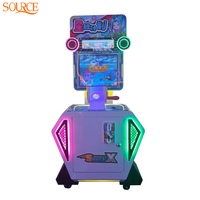 Cabinet d'arcade SOURCE Fun Space X avec plateforme universelle à échange rapide et détection automatique des jeux pour centre de jeux d'arcade intérieur