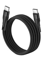 Câble USB-C magnétique rétractable, câble de charge rapide PD 100W, double Type-C pour iPhone 14/17 Huawei, cordon de charge portable pour voiture