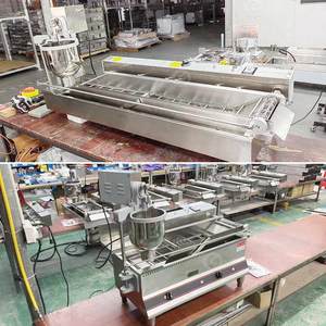 เครื่องทำโดนัทโมจิกึ่งอัตโนมัติ110V เครื่องทำทอดพร้อมกรวย CE สำหรับการค้าขนาดเล็ก - Product Image 2