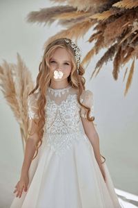 <span class=keywords><strong>Vestido</strong></span> <span class=keywords><strong>de</strong></span> Primera Comunión Bordado a Mano con Lentejuelas para Niñas, Elegante <span class=keywords><strong>Vestido</strong></span> <span class=keywords><strong>de</strong></span> Dama <span class=keywords><strong>de</strong></span> Honor para Fiesta, <span class=keywords><strong>Vestido</strong></span> <span class=keywords><strong>de</strong></span> Princesa con Cola Larga - Product Image 4