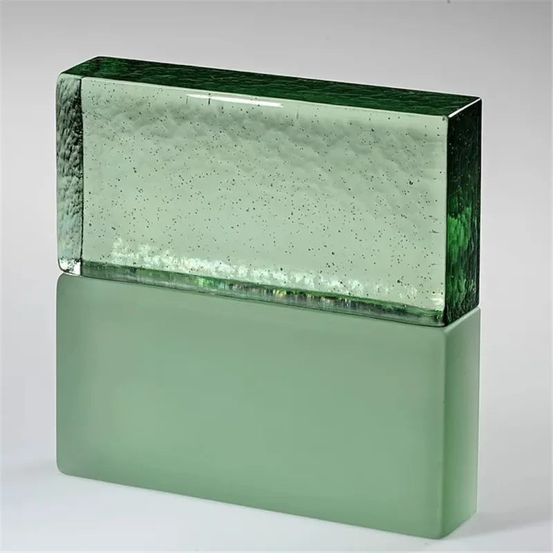Chine usine verre blocs briques verre brique prix solide verre brique